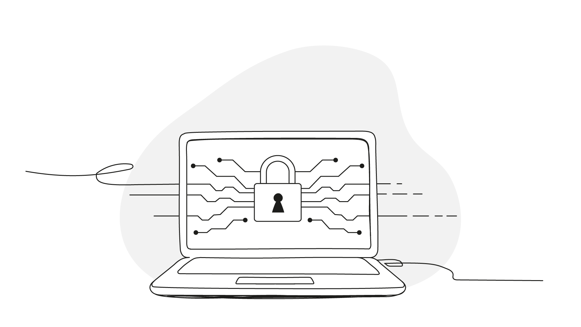 Illustration av laptop